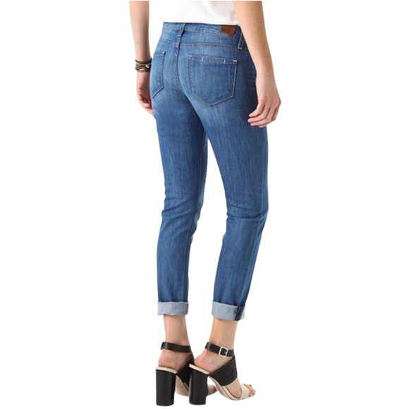 PAIGE Monica Skyline Mid-Rise Ankle Peg Denim Jeans, Size 31. - Picture 2 of 13